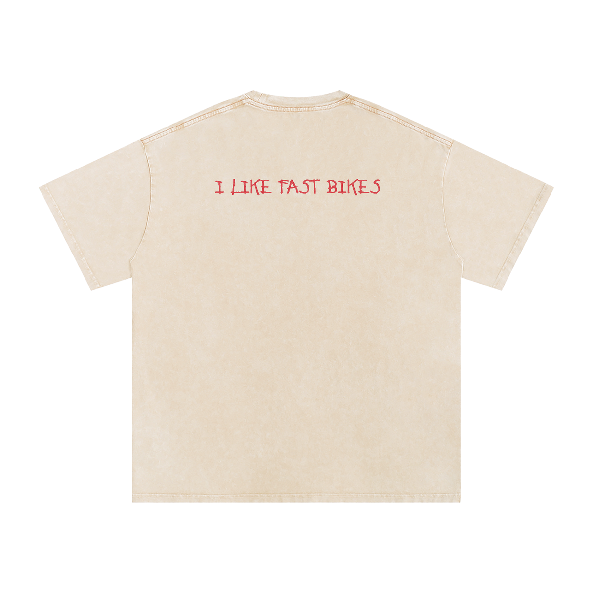 I LIKE FAST BIKES // Snow Washed, Oversized, Tee