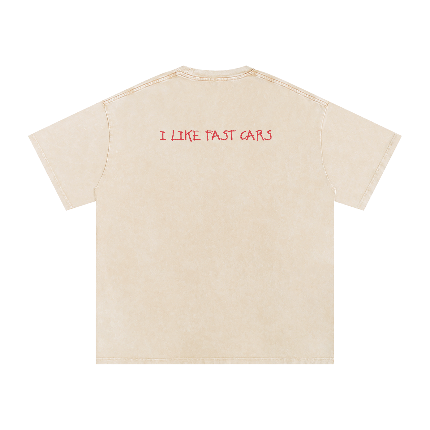 I LIKE FAST CARS // Snow Washed, Oversized, Tee