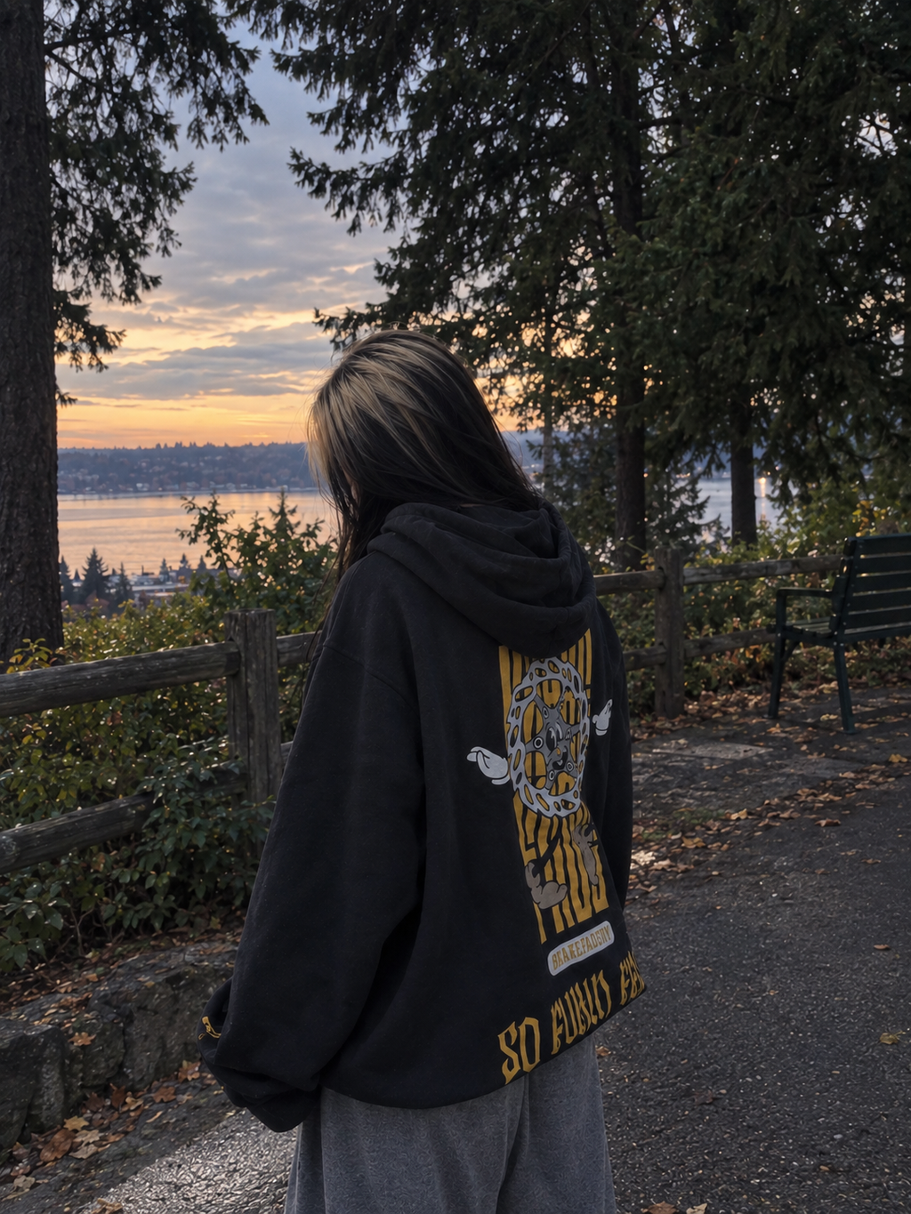 SO FUKIN FAST // Heavyweight, Sunfade, Oversized Hoodie