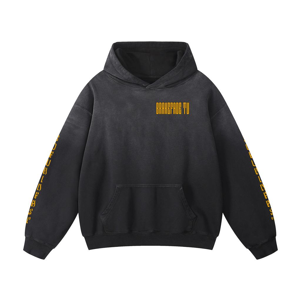 SO FUKIN FAST // Heavyweight, Sunfade, Oversized Hoodie