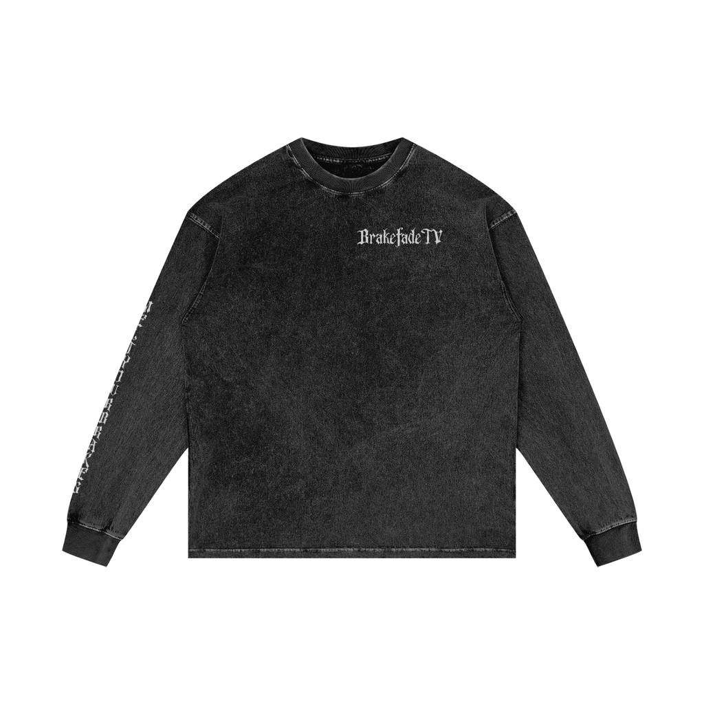 MELT YOUR BRAKES // Acid Wash, Long Sleeve Tee