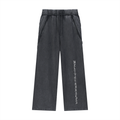 MELT YOUR BRAKES Sweats // Snow Washed Tape Raw Edge Sweatpants