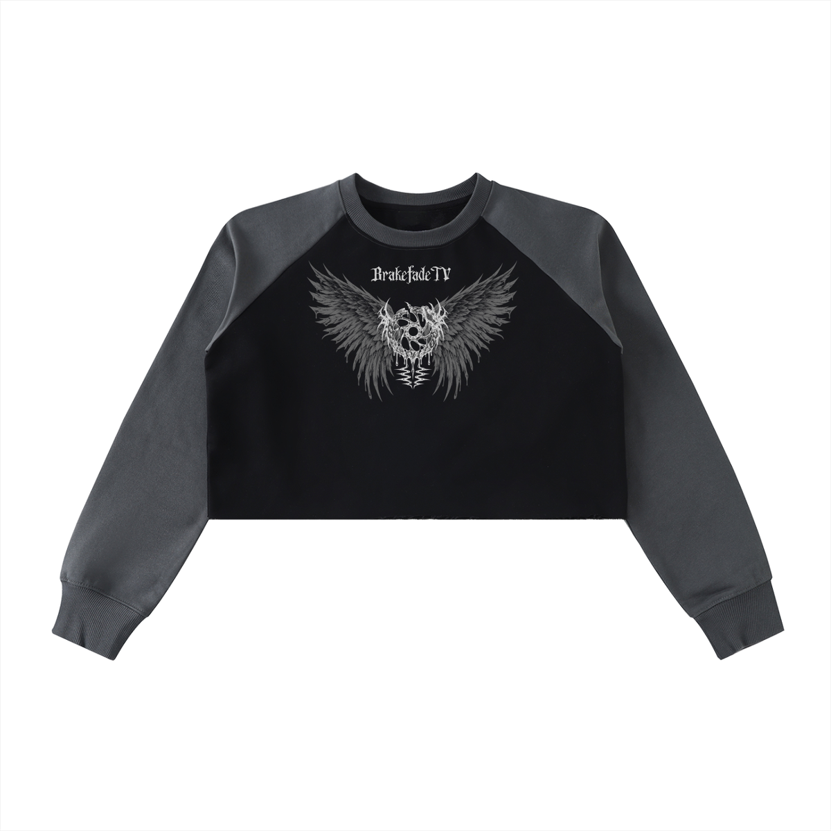 Brake Fade's Angel // Women's // Cropped Waist Sweatshirt