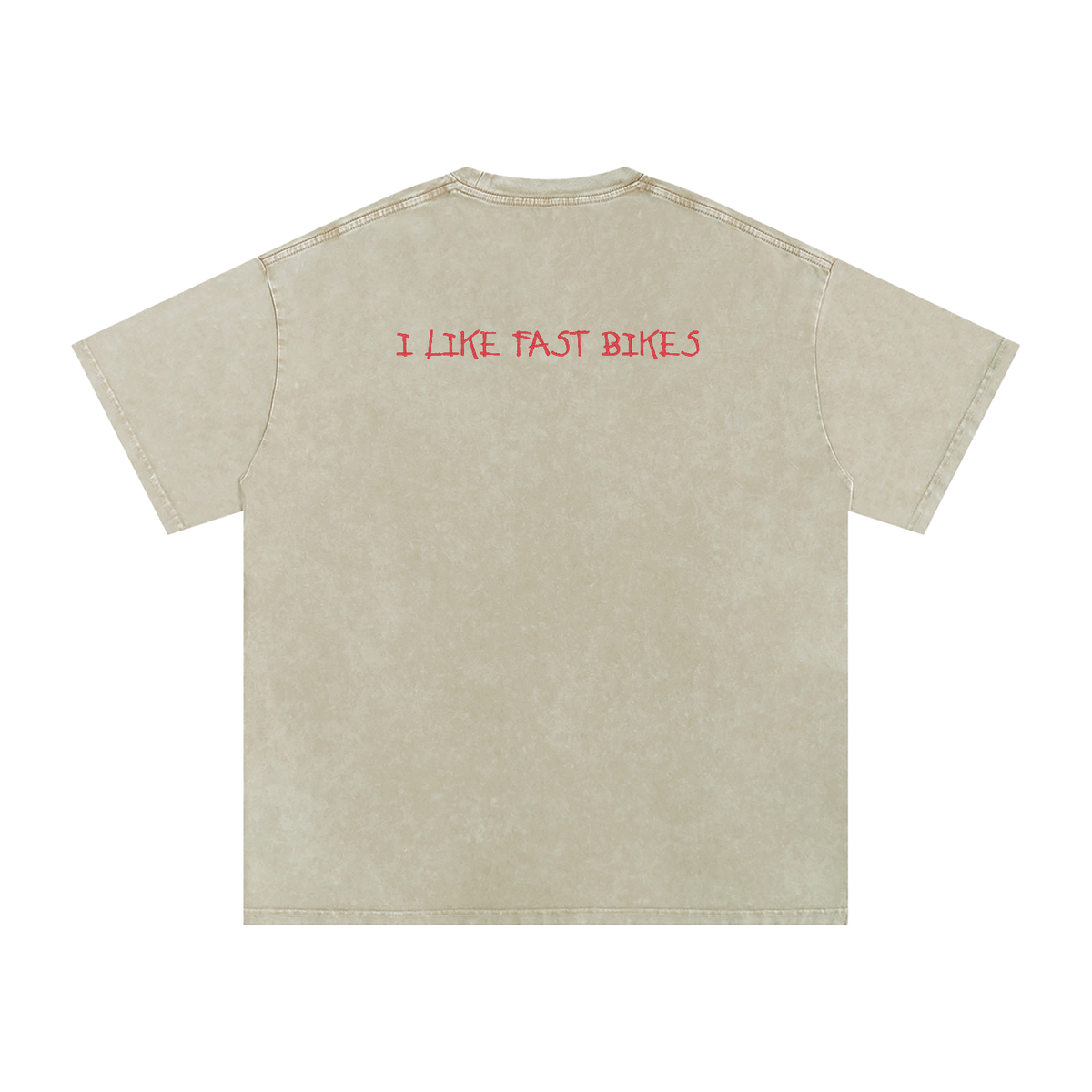 I LIKE FAST BIKES // Snow Washed, Oversized, Tee