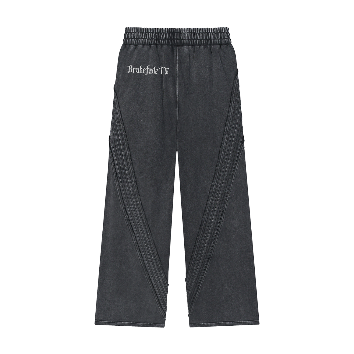 MELT YOUR BRAKES Sweats // Snow Washed Tape Raw Edge Sweatpants