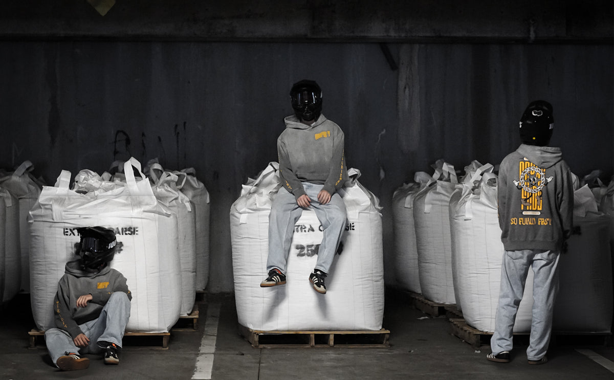 SO FUKIN FAST // Heavyweight, Sunfade, Oversized Hoodie