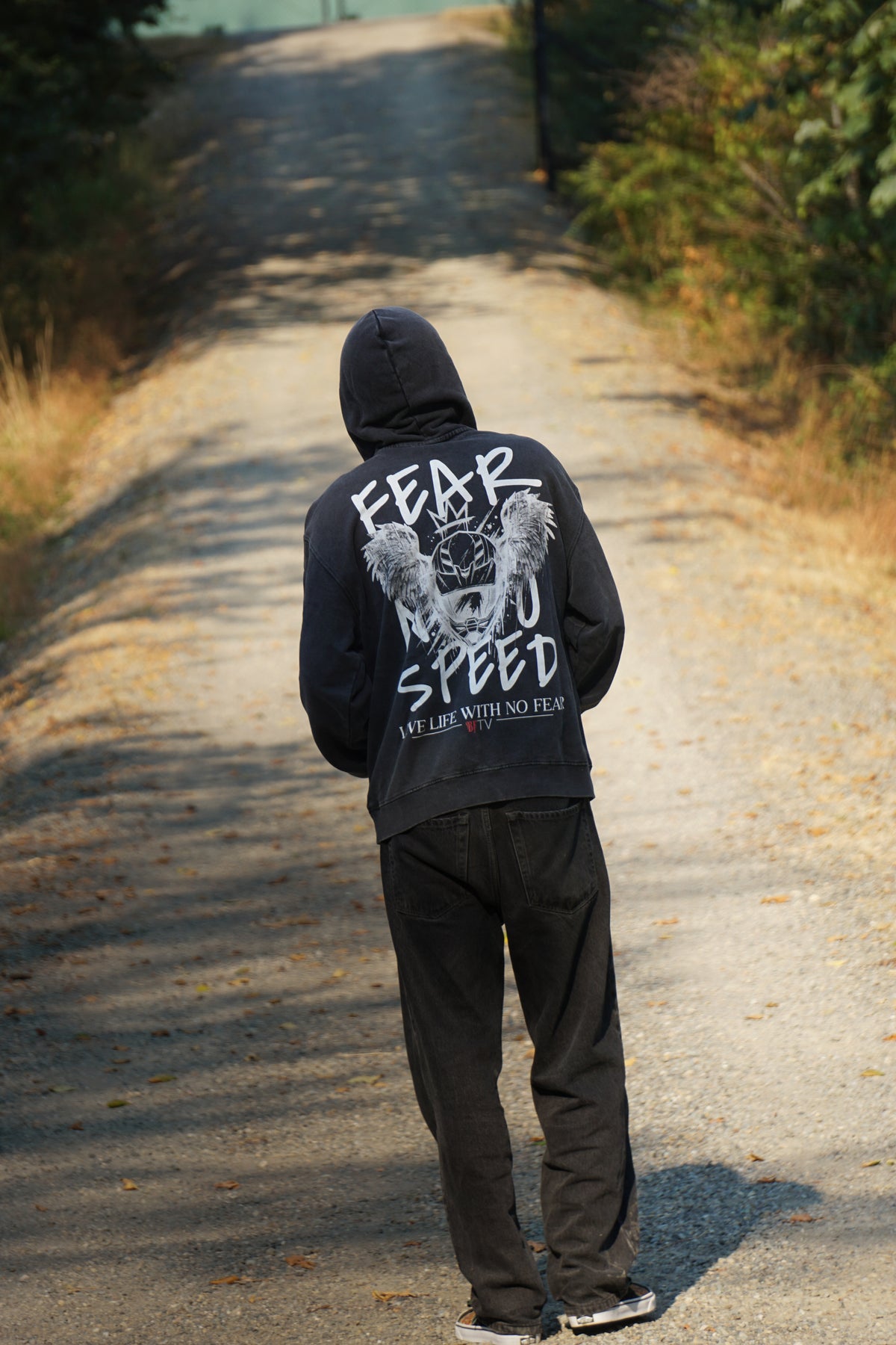 FEAR NO SPEED // Snow Washed, Hoodie
