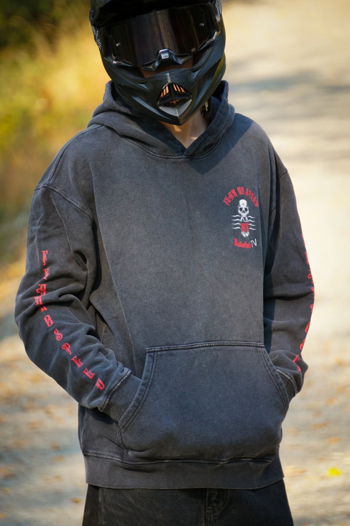 FEAR NO SPEED // Snow Washed, Hoodie