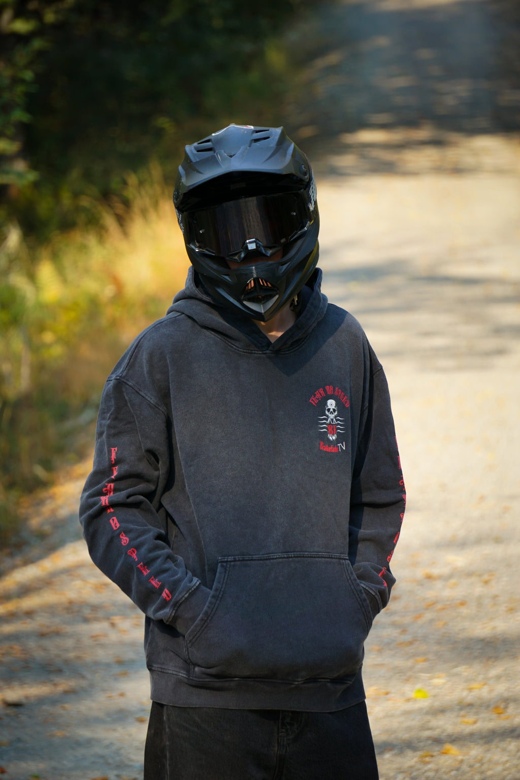 FEAR NO SPEED // Snow Washed, Hoodie