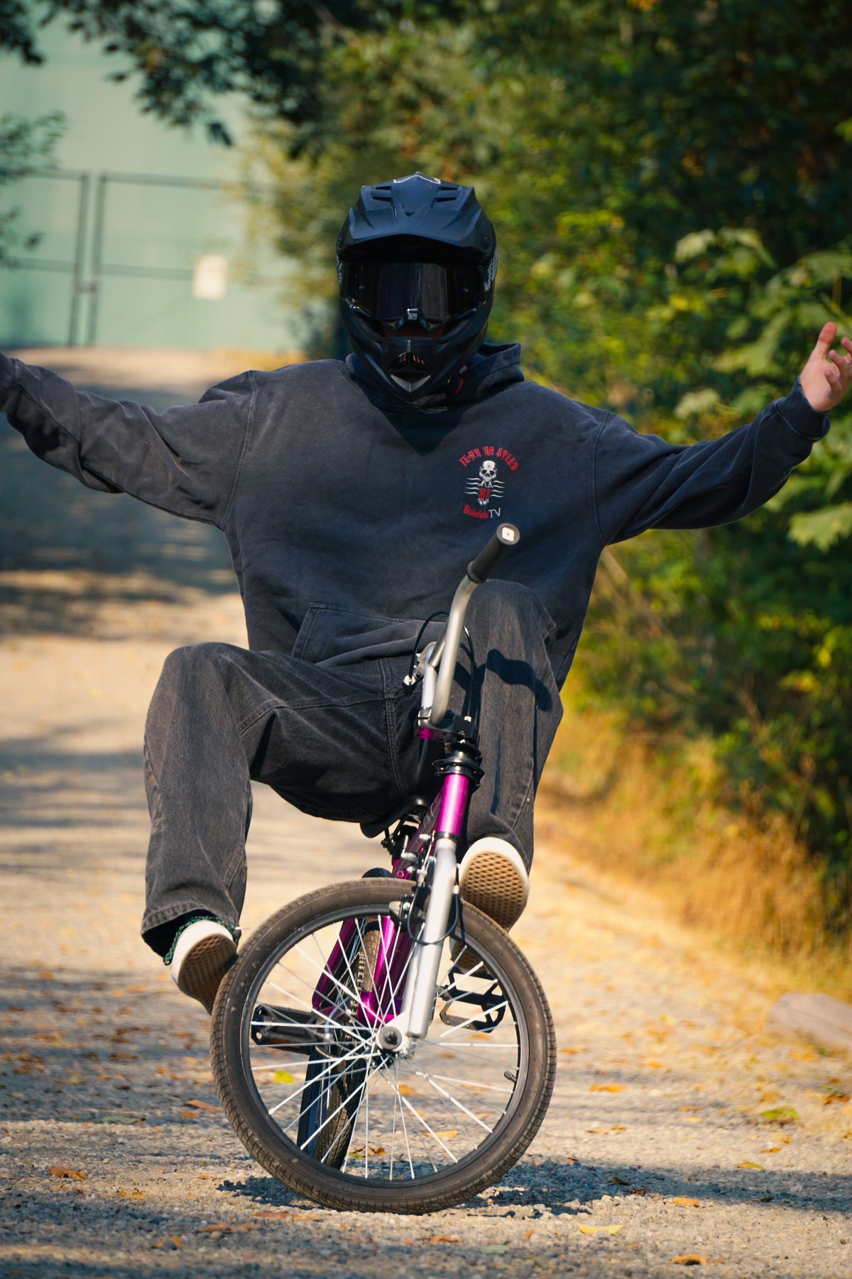 FEAR NO SPEED // Snow Washed, Hoodie