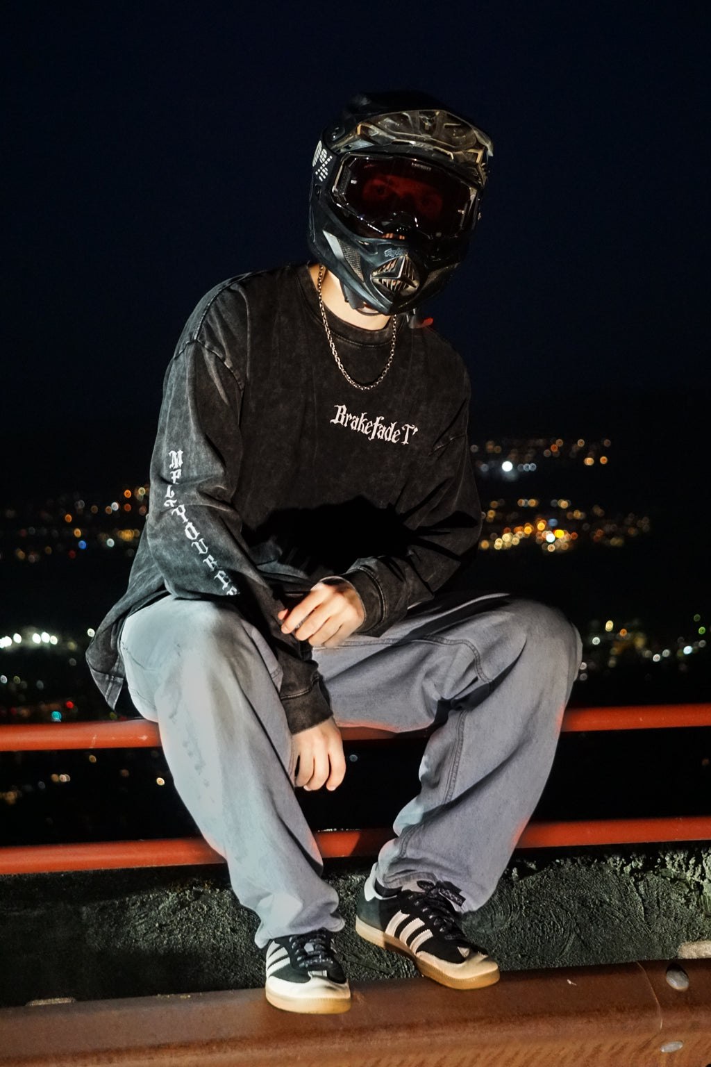 MELT YOUR BRAKES // Acid Wash, Long Sleeve Tee