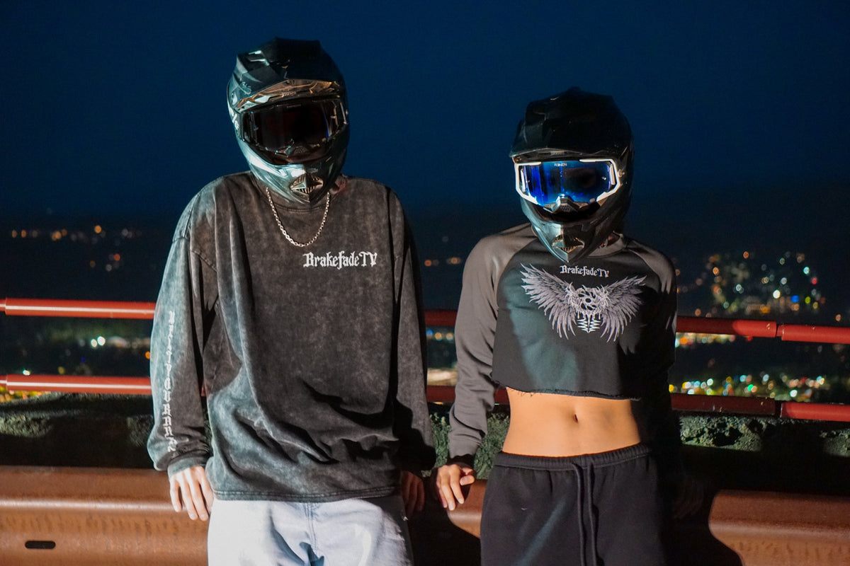 Brake Fade's Angel // Women's // Cropped Waist Sweatshirt