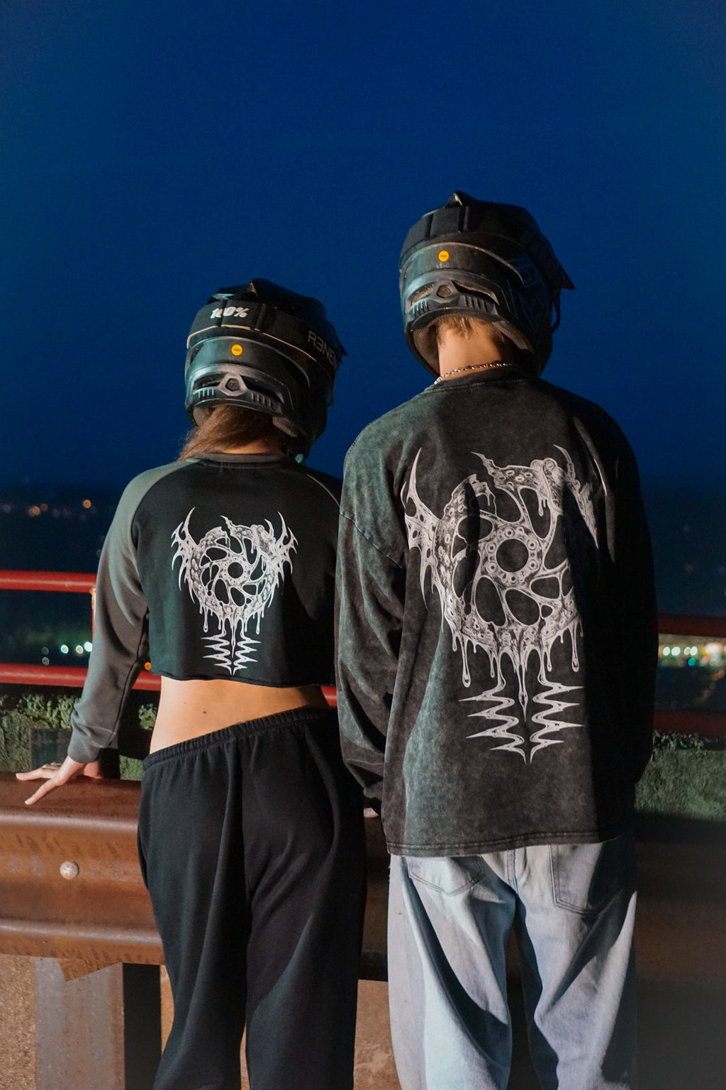 MELT YOUR BRAKES // Acid Wash, Long Sleeve Tee