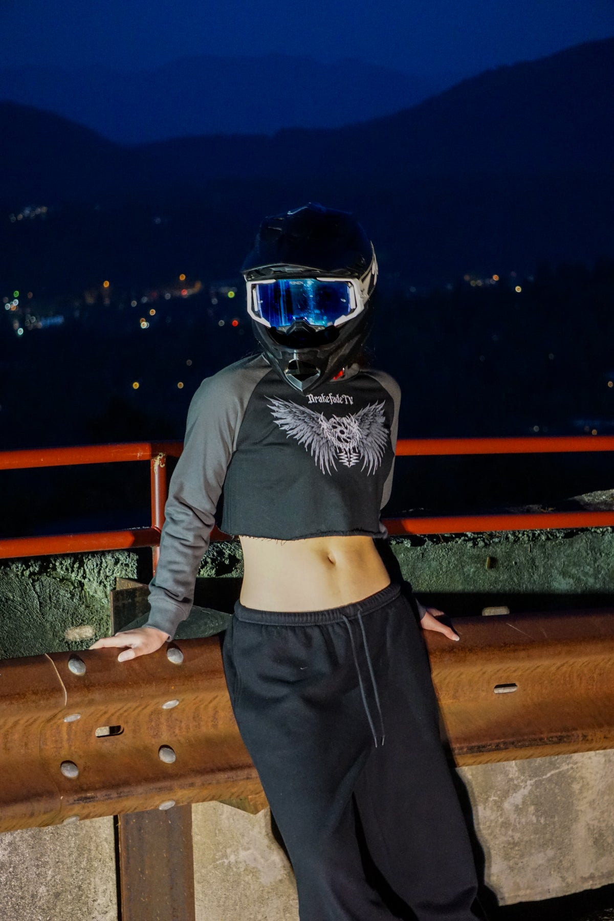 Brake Fade's Angel // Women's // Cropped Waist Sweatshirt
