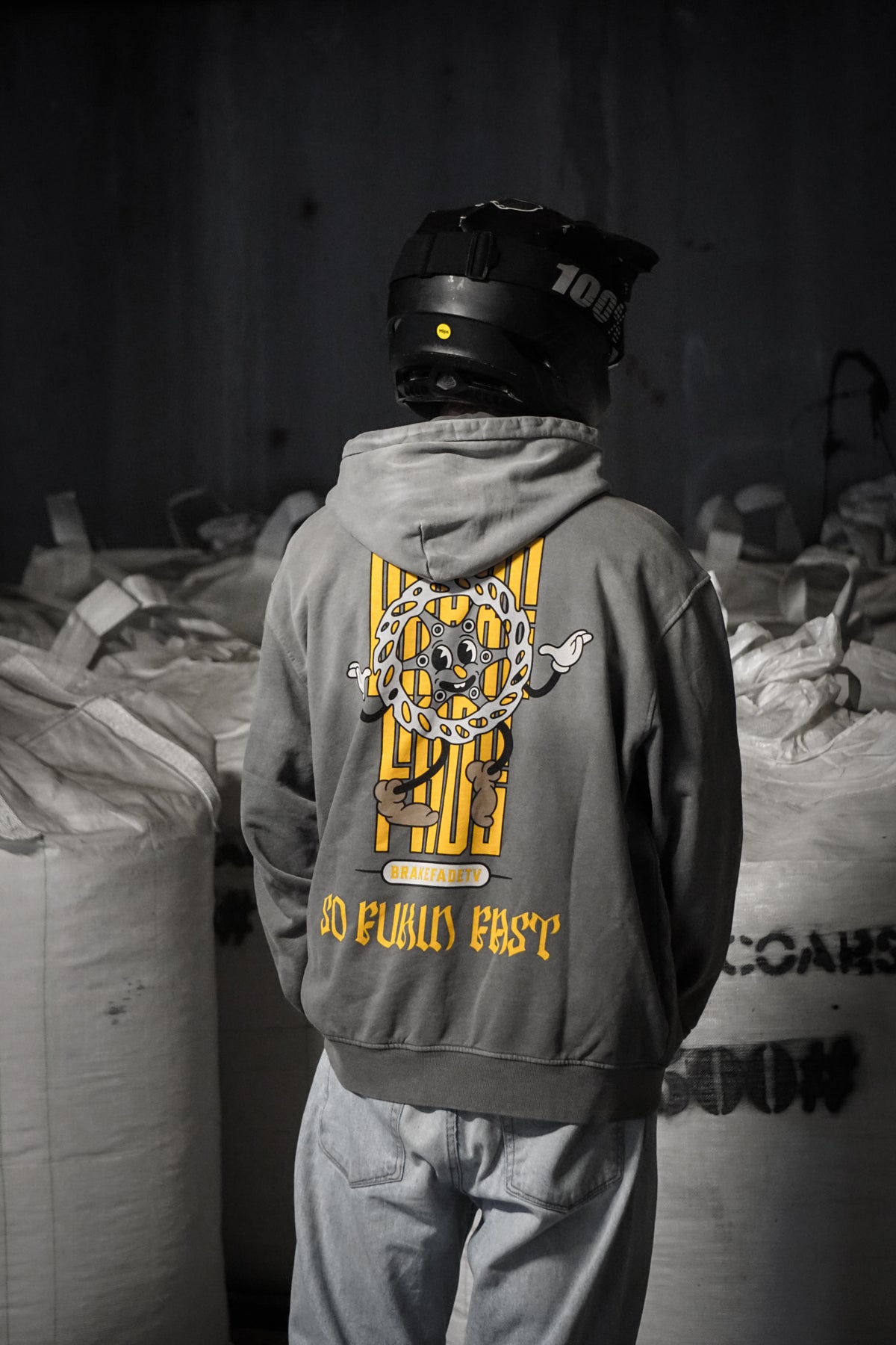 SO FUKIN FAST // Heavyweight, Sunfade, Oversized Hoodie