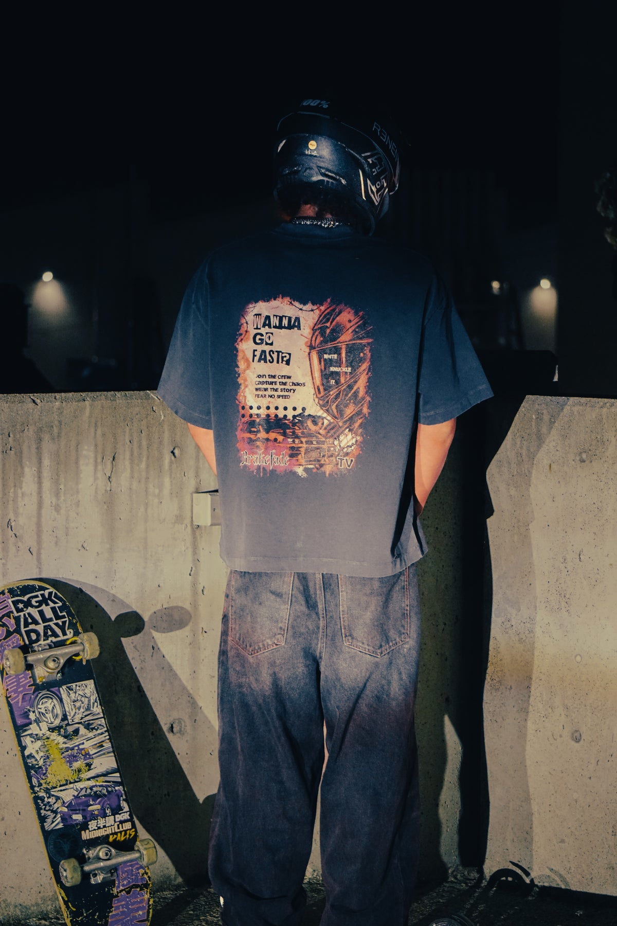 WANNA GO FAST? // Oversized, Ripped, Vintage, Tee