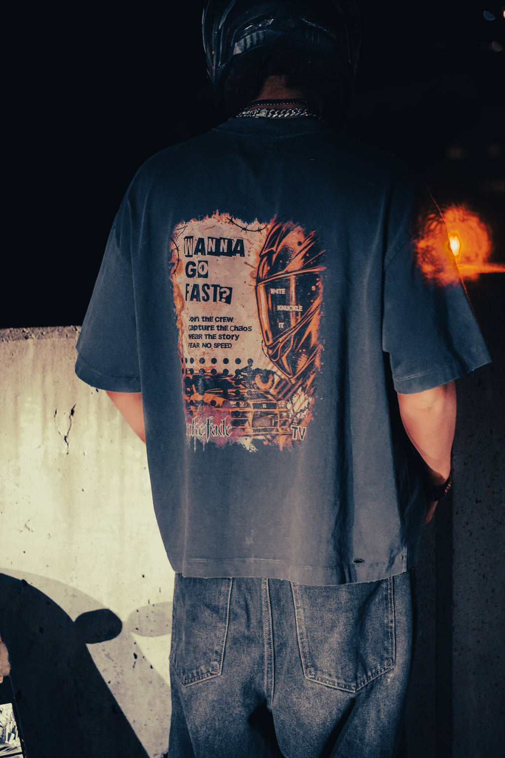 WANNA GO FAST? // Oversized, Ripped, Vintage, Tee