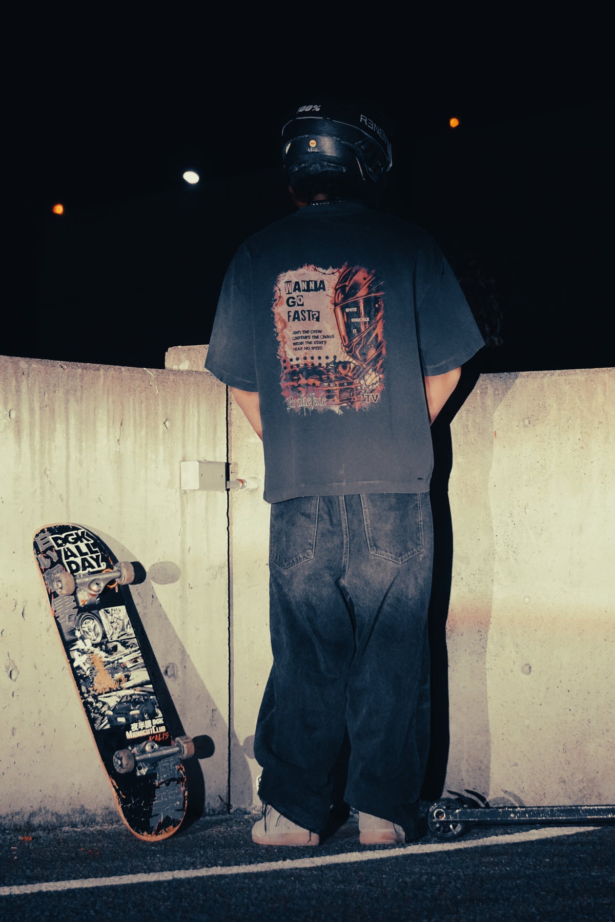 WANNA GO FAST? // Oversized, Ripped, Vintage, Tee