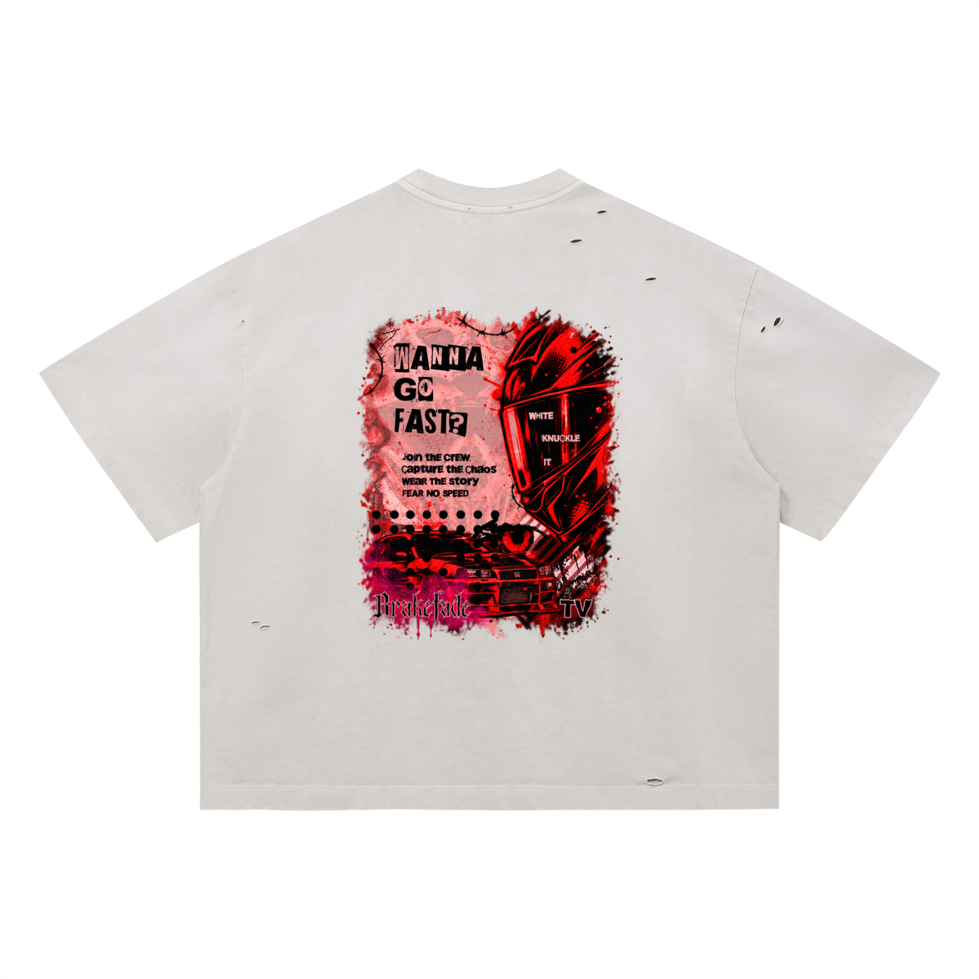 WANNA GO FAST? // Ripped, Vintage, Tee