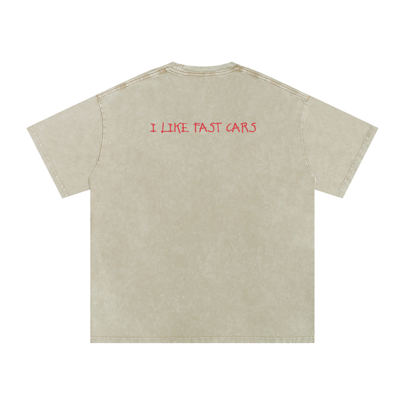 I LIKE FAST CARS // Snow Washed, Oversized, Tee